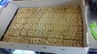 En dessert : tarte aux pommes